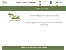 Tablet Screenshot of chillinnhostel.com